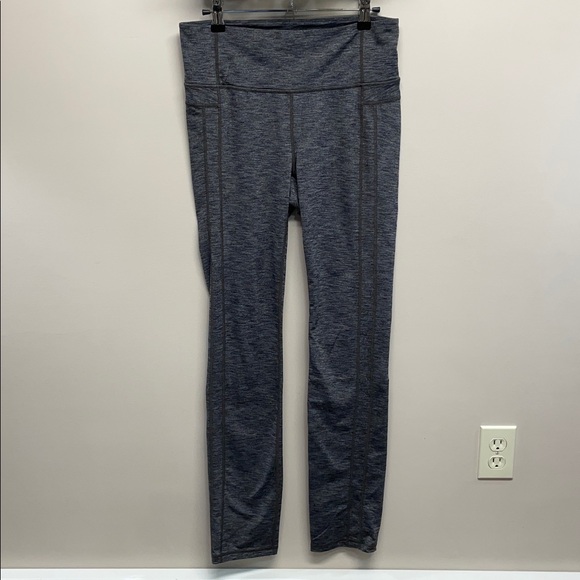 NWOT Athleta Skinny Up Pant Legging High Waist Black Heather Style 138354 Size M - Picture 1 of 16